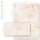 40-pc. Complete Motif Letter Paper-Set MARBLE TERRACOTTA