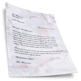 Papel de carta MÁRMOL LILA Papier de marbre
