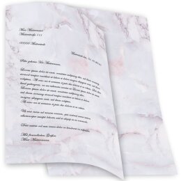 Motif Letter Paper! MARBLE LILAC 50 sheets DIN A4