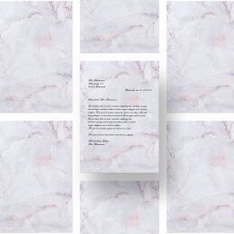 Motif Letter Paper! MARBLE LILAC 50 sheets DIN A4