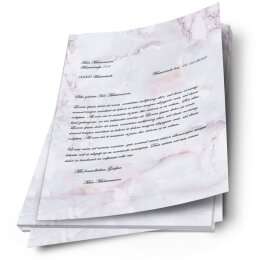 Briefpapier MARMOR FLIEDER - DIN A4 Format 100 Blatt