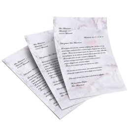 Motif Letter Paper! MARBLE LILAC 100 sheets DIN A5