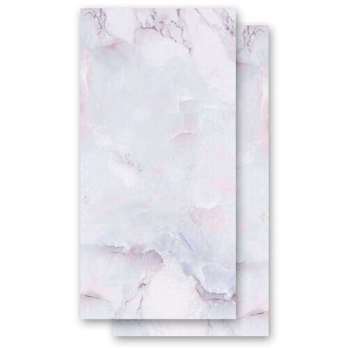 Motif Letter Paper! MARBLE LILAC 100 sheets DIN LONG Marble & Structure, Marble paper, Paper-Media