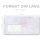MARBRE LILAS Briefumschläge Enveloppes de marbre CLASSIC 50 enveloppes (avec fenêtre), DIN LANG (220x110 mm), DLMF-4039-50