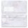 Briefumschläge MARMOR FLIEDER - 50 Stück DIN LANG (mit Fenster) Marmor & Struktur, Marmor-Umschläge, Paper-Media