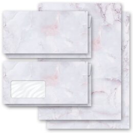 Motif Letter Paper-Sets MARBLE LILAC Marble paper Marble...