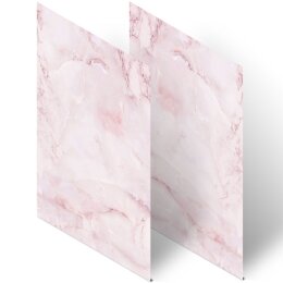 Stationery-Motif MARBLE MAGENTA | Marble & Structure | High quality Stationery DIN A4 - 20 Sheets | 90 g/m² | Printed on both sides | Order online! | Paper-Media