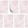MARBRE MAGENTA Briefpapier Papier de marbre ELEGANT 100 feuilles de papeterie, DIN A5 (148x210 mm), A5E-083-100