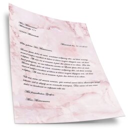 Motif Letter Paper-Sets MARBLE MAGENTA Marble paper