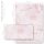 20-pc. Complete Motif Letter Paper-Set MARBLE MAGENTA