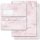 Motiv-Briefpapier Set MARMOR MAGENTA - 100-tlg. DL (mit Fenster) Marmor & Struktur, Marmorpapier, Paper-Media