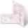 Motiv-Briefpapier Set MARMOR MAGENTA - 100-tlg. DL (mit Fenster)
