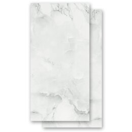 Motif Letter Paper! MARBLE LIGHT GREY 100 sheets DIN LONG...