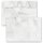 Briefumschläge MARMOR HELLGRAU - 10 Stück C6 (ohne Fenster) Marmor & Struktur, Marmorpapier, Paper-Media