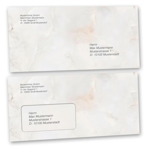 Motif envelopes! MARBLE NATURAL Marble paper