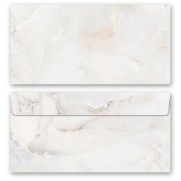 MARMOR NATUR Briefpapier Sets Marmorpapier ELEGANT Briefpapier Set, 200 tlg., DIN A4 & DIN LANG im Set., SOE-4042-200