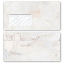 MARBLE NATURAL Briefpapier Sets Marble paper ELEGANT 200-pc. Complete set, DIN A4 & DIN LONG Set., SME-4042-200