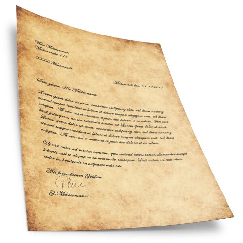 Motif Letter Paper! HISTORY