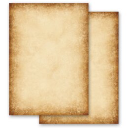 Motif Letter Paper! RUSTIC 20 sheets DIN A4 Antique &...
