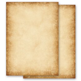 Briefpapier RUSTIKAL - DIN A6 Format 100 Blatt Antik &...