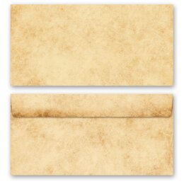 10 patterned envelopes HISTORY in standard DIN long...