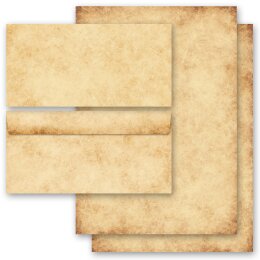 20-pc. Complete Motif Letter Paper-Set HISTORY Antique...