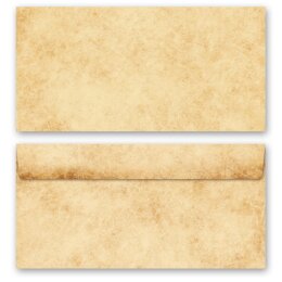 HISTORY Briefpapier Sets Altes Papier Vintage ELEGANT Briefpapier Set, 40 tlg., DIN A4 & DIN LANG im Set., SOE-4043-40