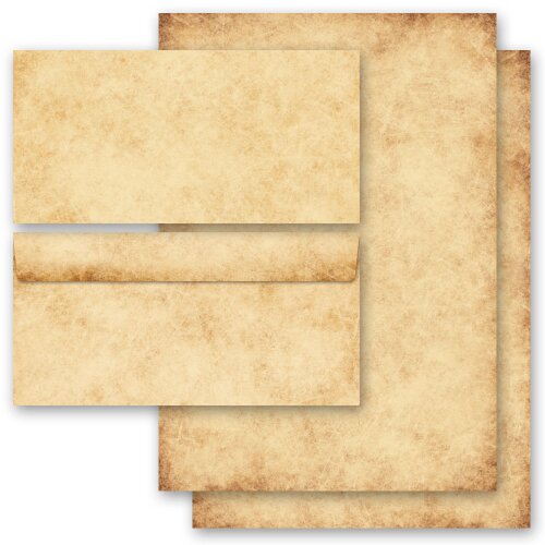 Motiv-Briefpapier Set HISTORY - 200-tlg. DL (ohne Fenster)