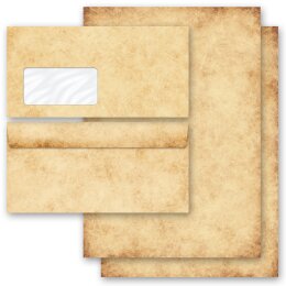 40-pc. Complete Motif Letter Paper-Set HISTORY Antique...