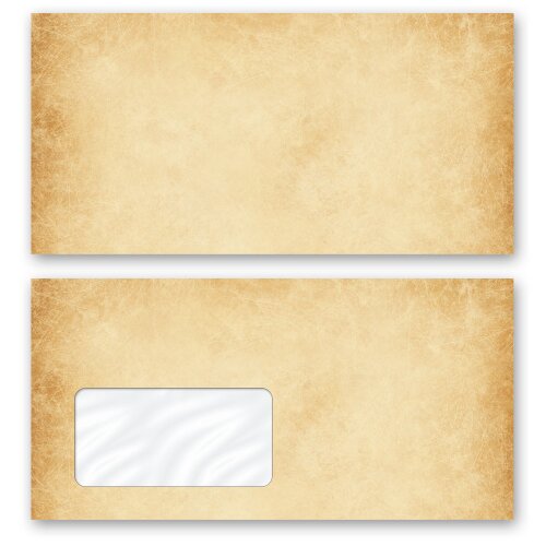 Envelopes Antique & History, RUSTIC  - DIN LONG & DIN C6 | Old Paper Vintage, Motifs from different categories - Order online! | Paper-Media