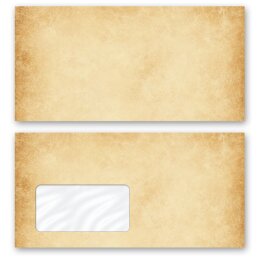 Enveloppes Antique & Histoire, RUSTIQUE  - DIN LONG & DIN C6 | Vieux papier Vintage, Motifs uniques de différentes catégories - Commander en ligne! | Paper-Media