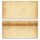 RUSTICO Briefpapier Sets Vecchia Carta Vintage ELEGANT 100 pezzi Set completo, DIN A4 & DIN LANG Set., SOE-4044-100