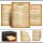 Motiv-Briefpapier Set RUSTIKAL - 200-tlg. DL (ohne Fenster)