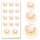 2 Stickerbögen mit 28 Sticker HERZ MIT ROSA BLÜTEN | Besondere Anlässe | Bunte Sticker-Bögen! Ideal zum Bekleben von Briefumschlägen, Terminplanern, Geschenken, Blumensträußen und Glas! | Paper-Media