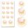 10 sheets with 140 stickers Decoration HEART WITH PINK FLOWERS | Special Occasions | Colorful sticker sheets! Ideal for decorating envelopes, schedulers, gifts, bouquets and also glass! | Paper-Media
