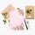 Sticker-Sheet HEART WITH PINK FLOWERS - 10 sheets with 140 stickers