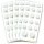 Fogli di adesivi CUORE CON PEONIES - 10 fogli con 140 adesivi Adesivo, Decorazione, Paper-Media