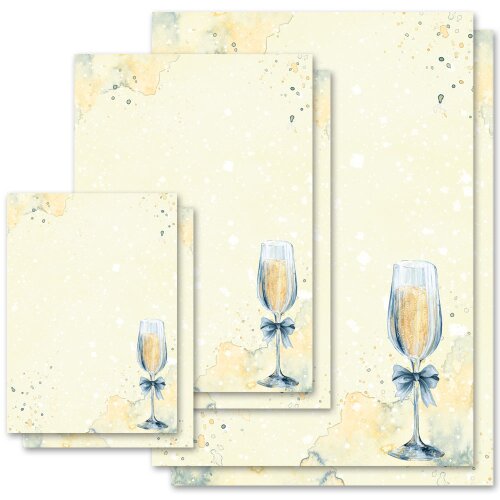 Invitation | Stationery-Motif CHAMPAGNE RECEPTION | Special Occasions | High quality Stationery | Printed on both sides | Order online! | Paper-Media