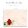 RED ROSE Briefumschläge Rose motif CLASSIC 50 envelopes, DIN C6 (162x114 mm), C6-8133-50