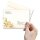 PEONIES Briefumschläge Rose motif CLASSIC 25 envelopes, DIN C6 (162x114 mm), C6-8361-25
