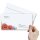 100 patterned envelopes FIELD FLOWERS in standard DIN long format (windowless)