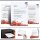 100 patterned envelopes FIELD FLOWERS in standard DIN long format (windowless)