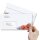 25 patterned envelopes FIELD FLOWERS in standard DIN long format (with windows)