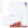 Briefpapier Set FELDBLUMEN - 100-tlg. DL (mit Fenster)