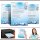 25 patterned envelopes HAPPY SNOWMAN in standard DIN long format (windowless)