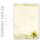 GELBE SONNENBLUMEN Briefpapier Natur CLASSIC 100 Blatt Briefpapier, DIN A6 (105x148 mm) Hoch, A6C-692-100