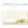 YELLOW SUNFLOWERS Briefumschläge Flowers motif CLASSIC 100 envelopes (with window), DIN LONG (220x110 mm), DLMF-8363-100