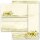 100-pc. Complete Motif Letter Paper-Set YELLOW SUNFLOWERS Flowers & Petals, Nature, Paper-Media