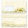 GELBE SONNENBLUMEN Briefpapier Sets Natur CLASSIC Briefpapier Set, 40 tlg., DIN A4 & DIN LANG im Set., SMC-8363-40