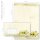 Briefpapier Set GELBE SONNENBLUMEN - 40-tlg. DL (mit Fenster)